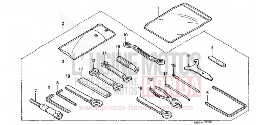 OUTILS VTR1000FY de 2000
